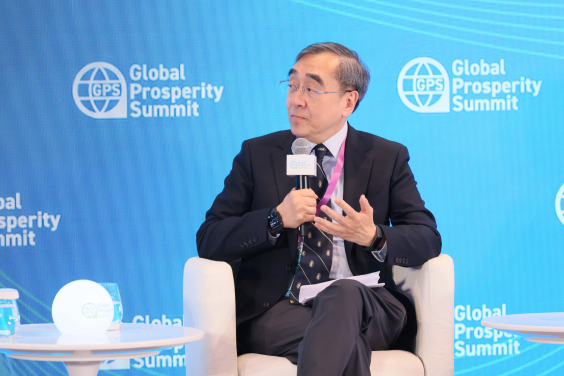 Professor Richard Wong, Provost and Deputy Vice-Chancellor of the University of Hong Kong (HKU), shared his insights on artificial intelligence (AI) as a panellist at the Global Prosperity Summit (GPS) 2025 today (20 May).